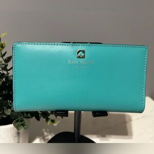 Kate Spade Aqua Leather Wallet